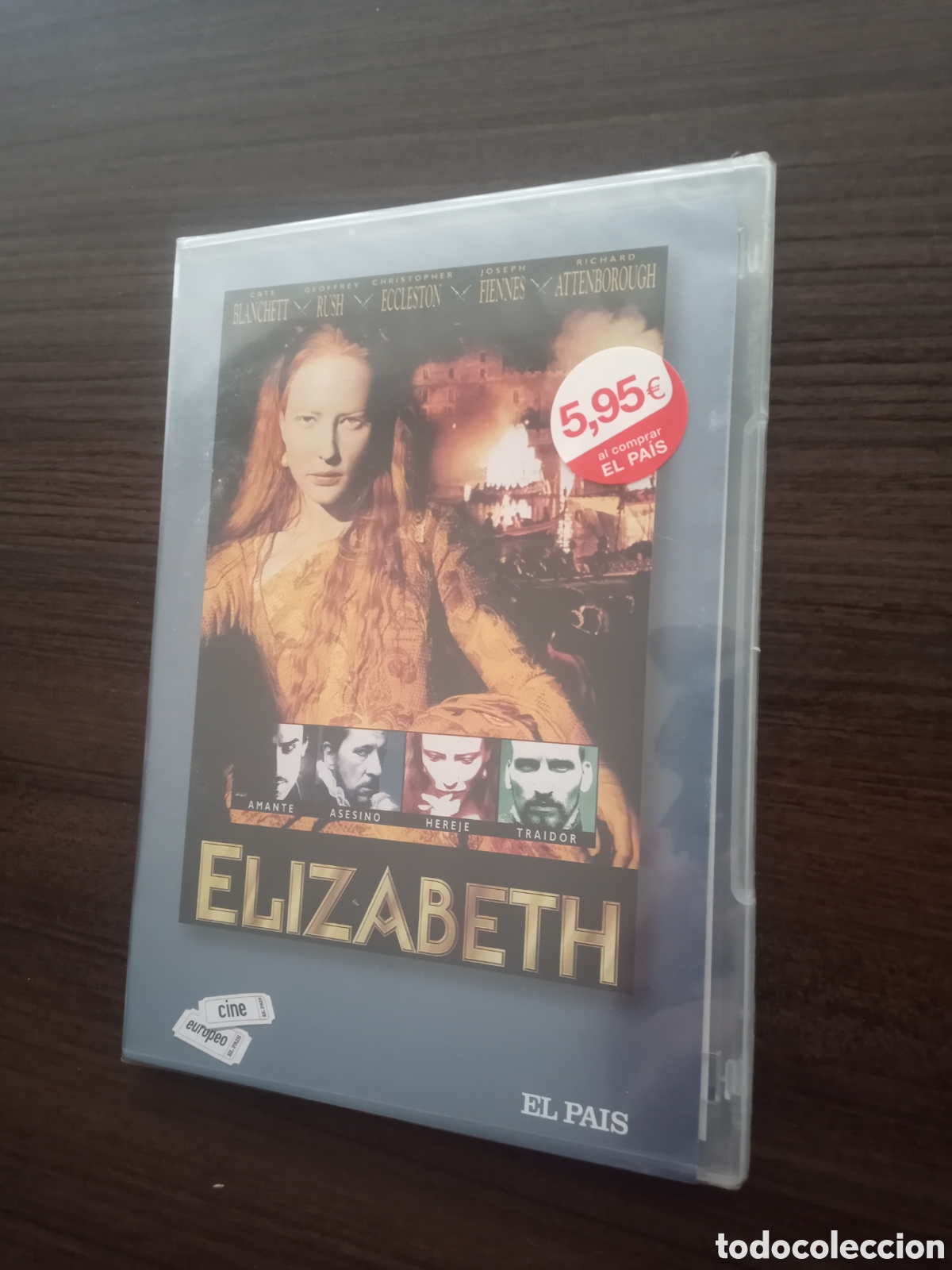 Cine: Elizabeth - Blanchett - Cine Europeo 17 - El pa&iacute;s Nuevo DVD precintado