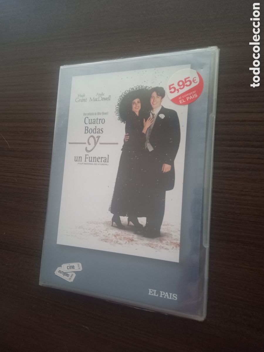 Cine: Cuatro bodas y un funeral - Cine Europeo 8 El pa&iacute;s Nuevo DVD precintado