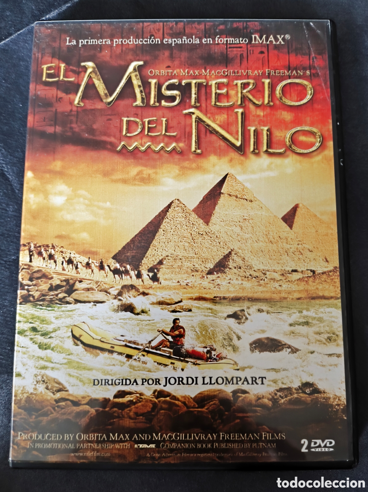 Cine: IMAX EL MISTERIO DEL NILO DVD Doble Ed. Coleccionista + Libreto (Discos Impecables, Caja Da&ntilde;ada)