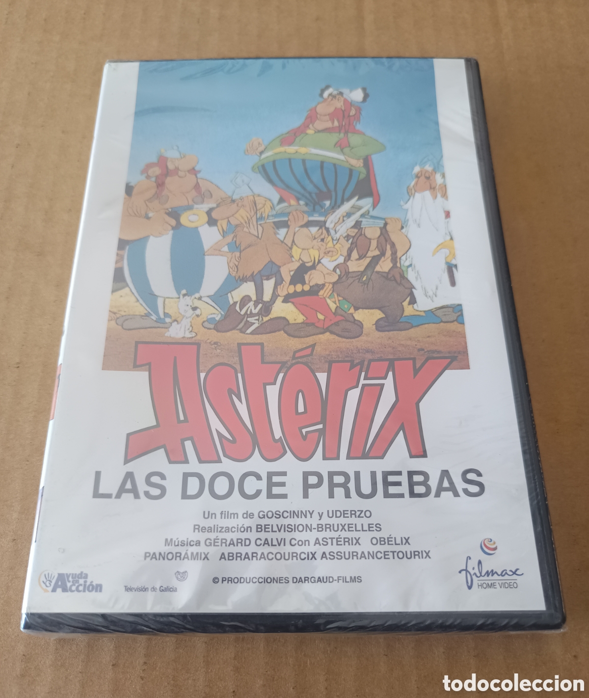 Cinema: DVD Ast&eacute;rix: Las Doce Pruebas (Filmax/Dargaud Films, 2001). Precintada. 84 minutos.
