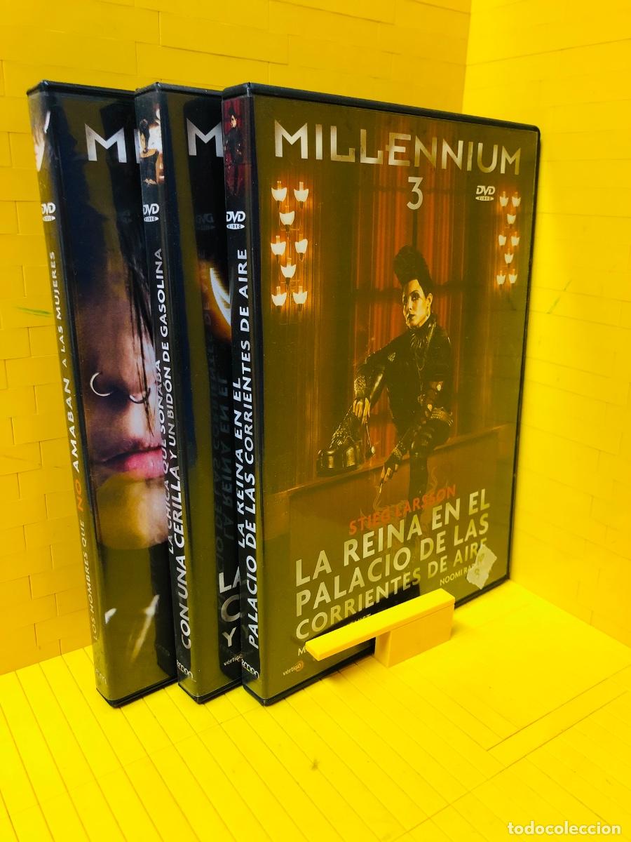 Kino: TRILOGIA MILLENIUM STIEG LARSSON - 3 DVDS - COMPLETA.