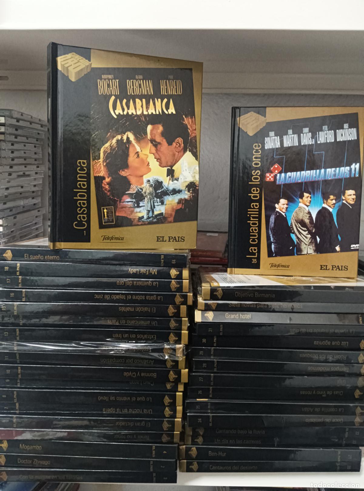 Cine: CINE DE ORO, COLECCI&Oacute;N COMPLETA de 36 LIBROS & 36 DVDs el PAIS.