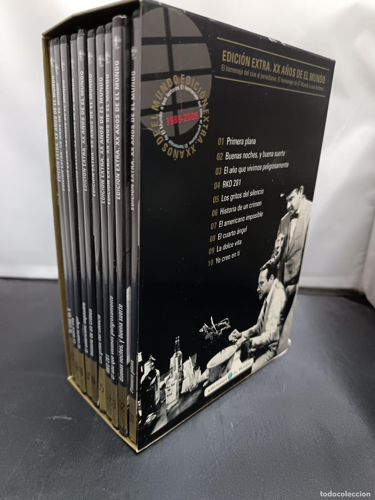 Cin&eacute;ma: COLECCION HOMENAJE AL PERIODISMO EDICION EXTRA, CAJA con 10 DVDs: PRIMERA PLANA, BUENAS NOCHES Y BU