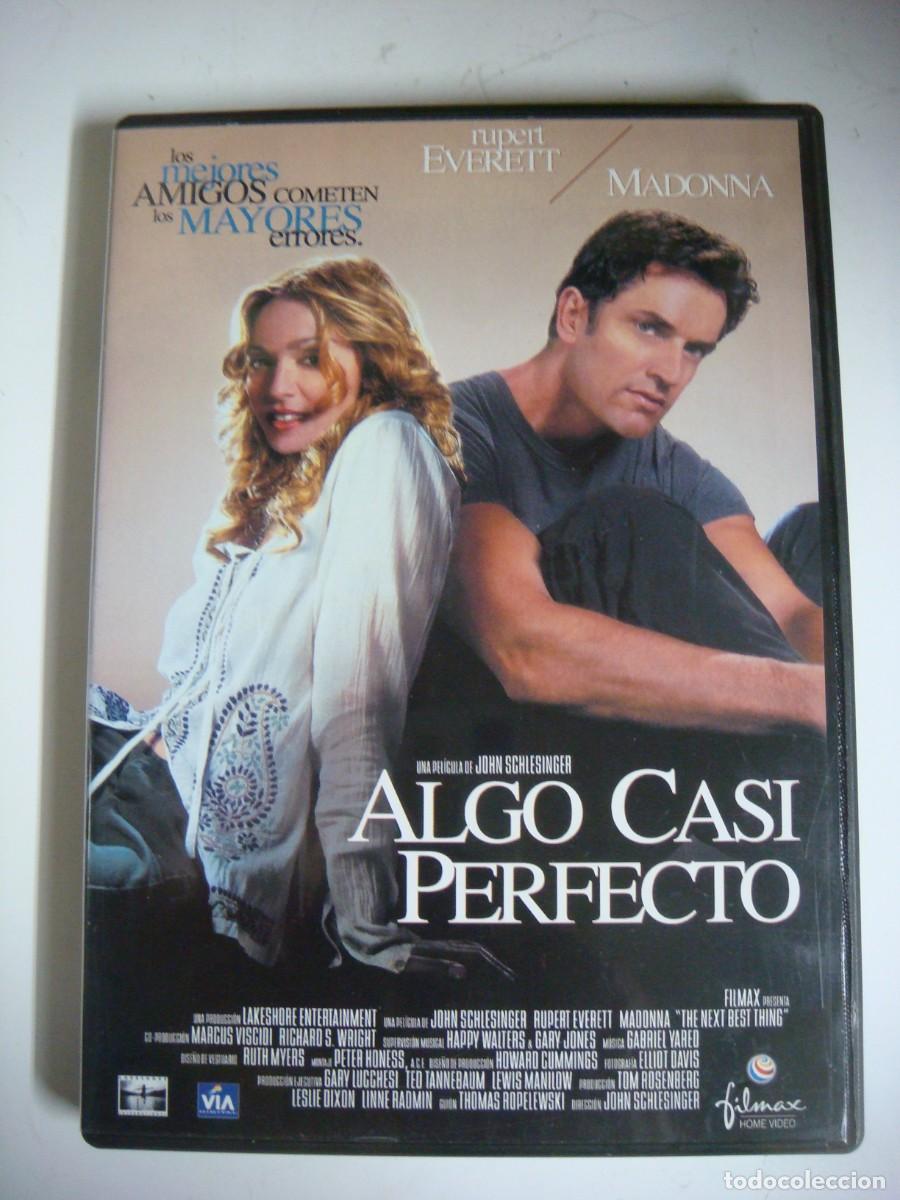 Cine: D.V.D. DE ALGO CASI PERFECTO CON MADONNA-(G)-CAJ-N&ordm;-8