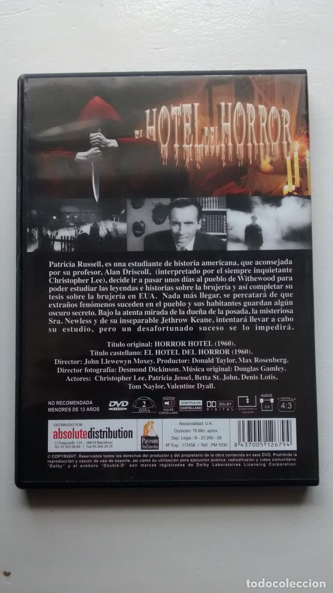 Cine: El hotel del horror - dvd - Foto 2
