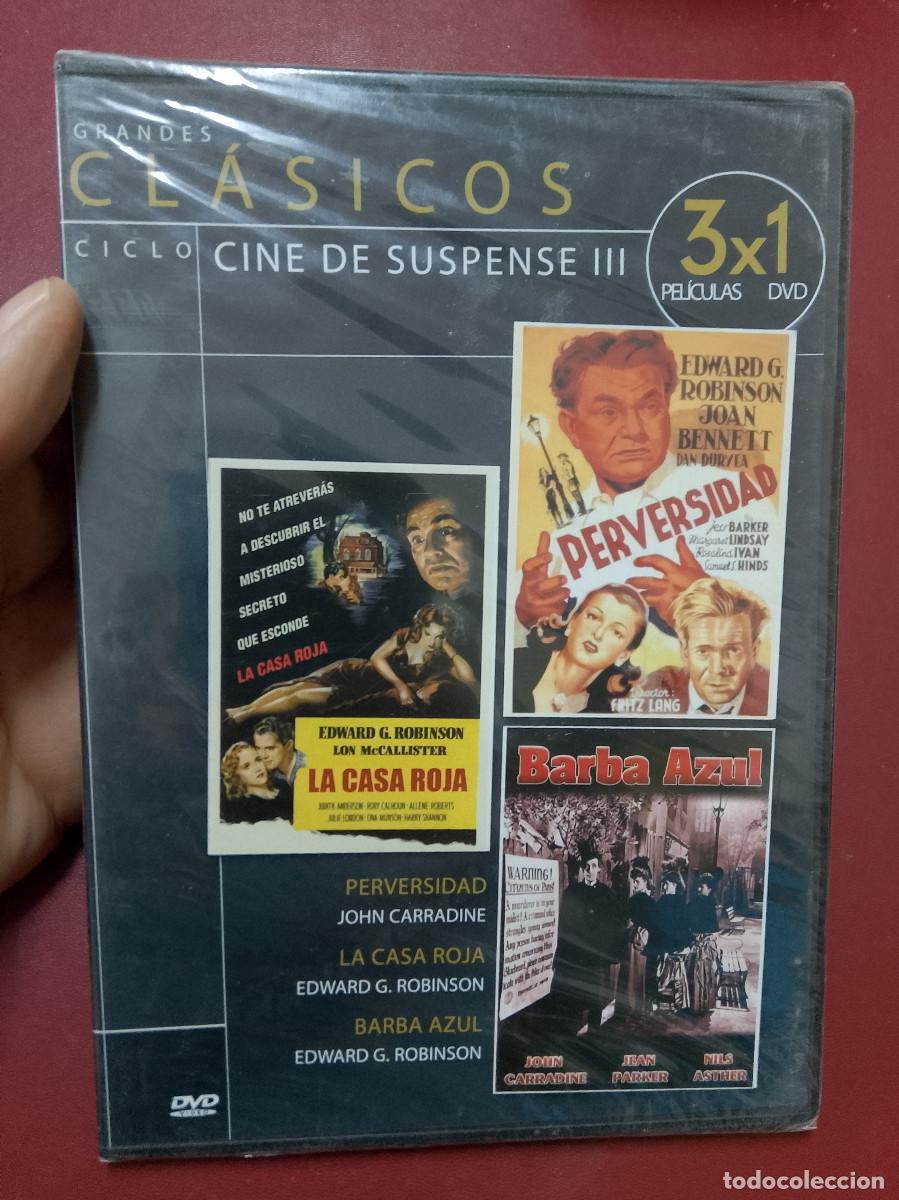 Cine: La casa roja; Perversidad; Barba azul (3 pel&iacute;culas en 1 DVD)