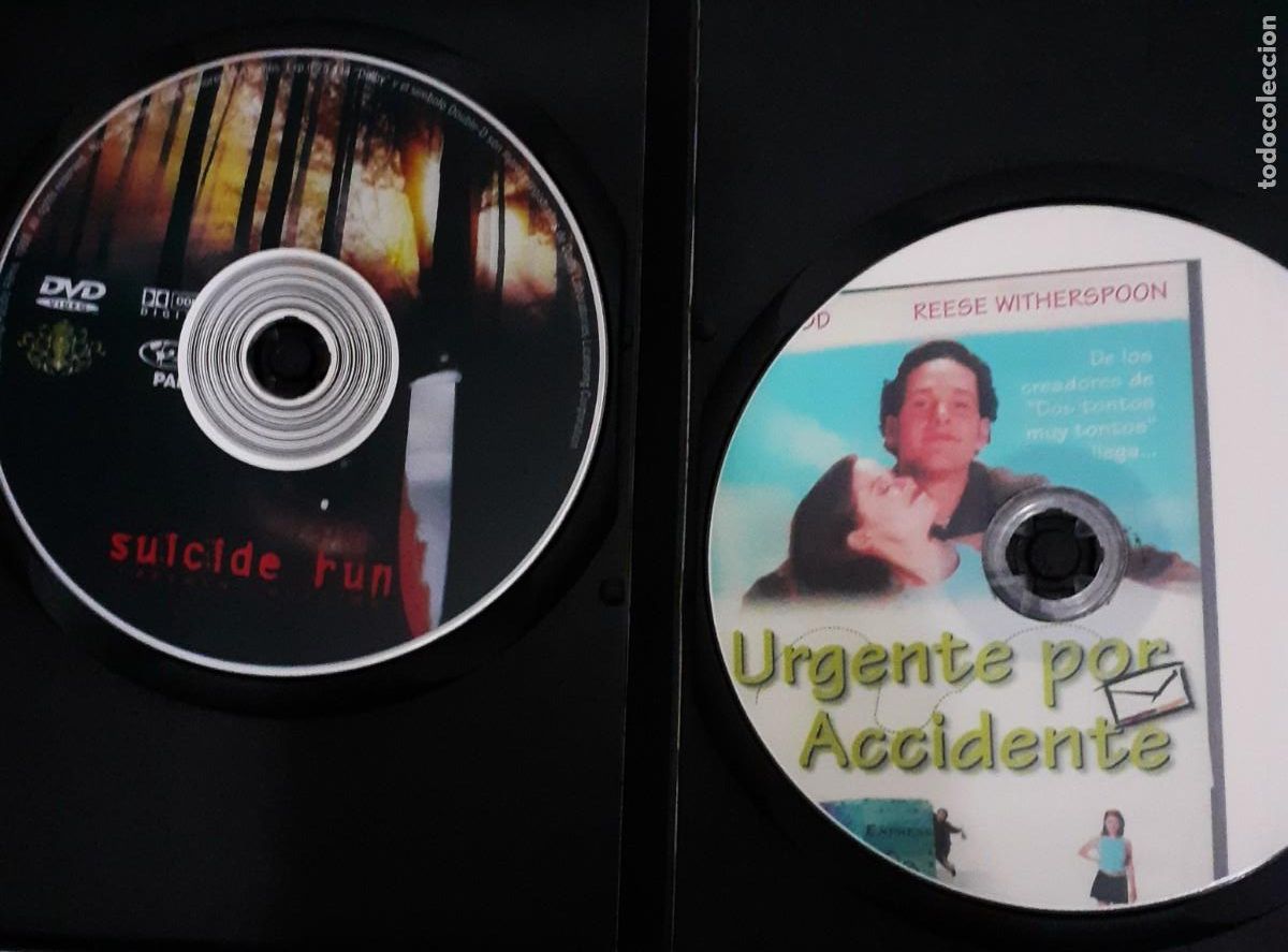 Cine: SUICIDE RUN & URGENTE POR ACCIDENTE. CINE EN DVD. COLECCION.