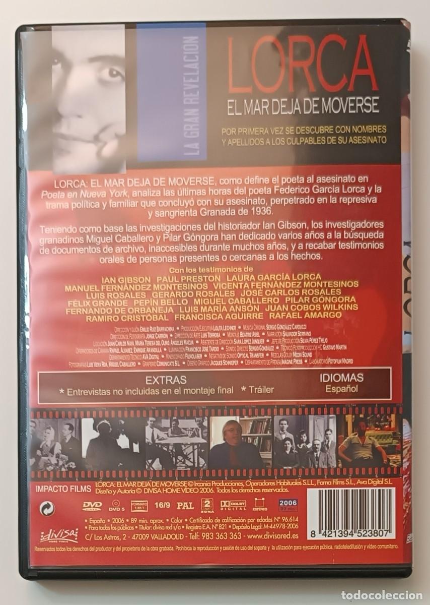Cine: DVD del documental &rdquo;Lorca. El mar deja de moverse&rdquo; (2006). - Foto 2