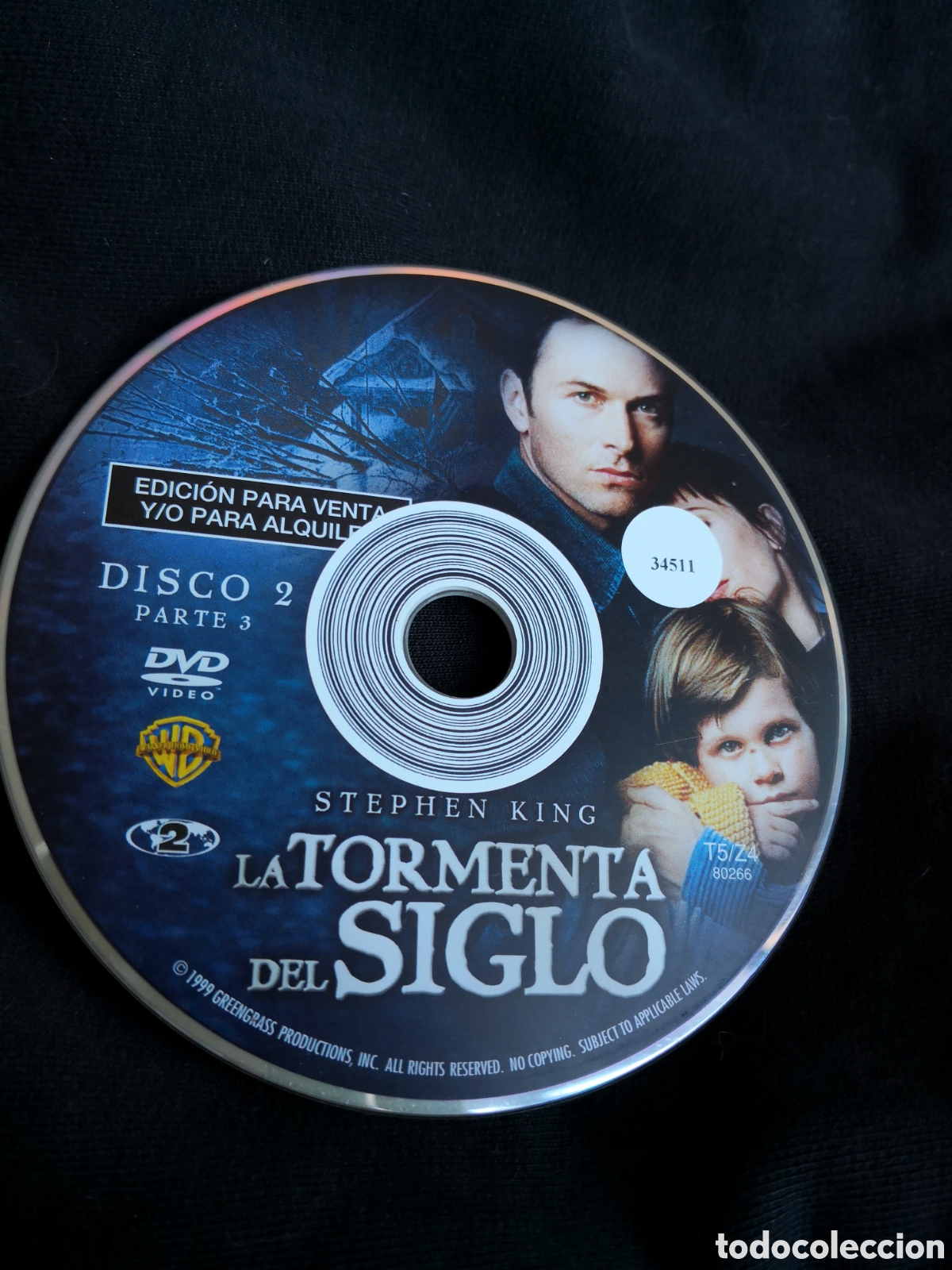 Cinema: SD 453 la tormenta del siglo disco 2 parte 3 SOLO DISCO DVD