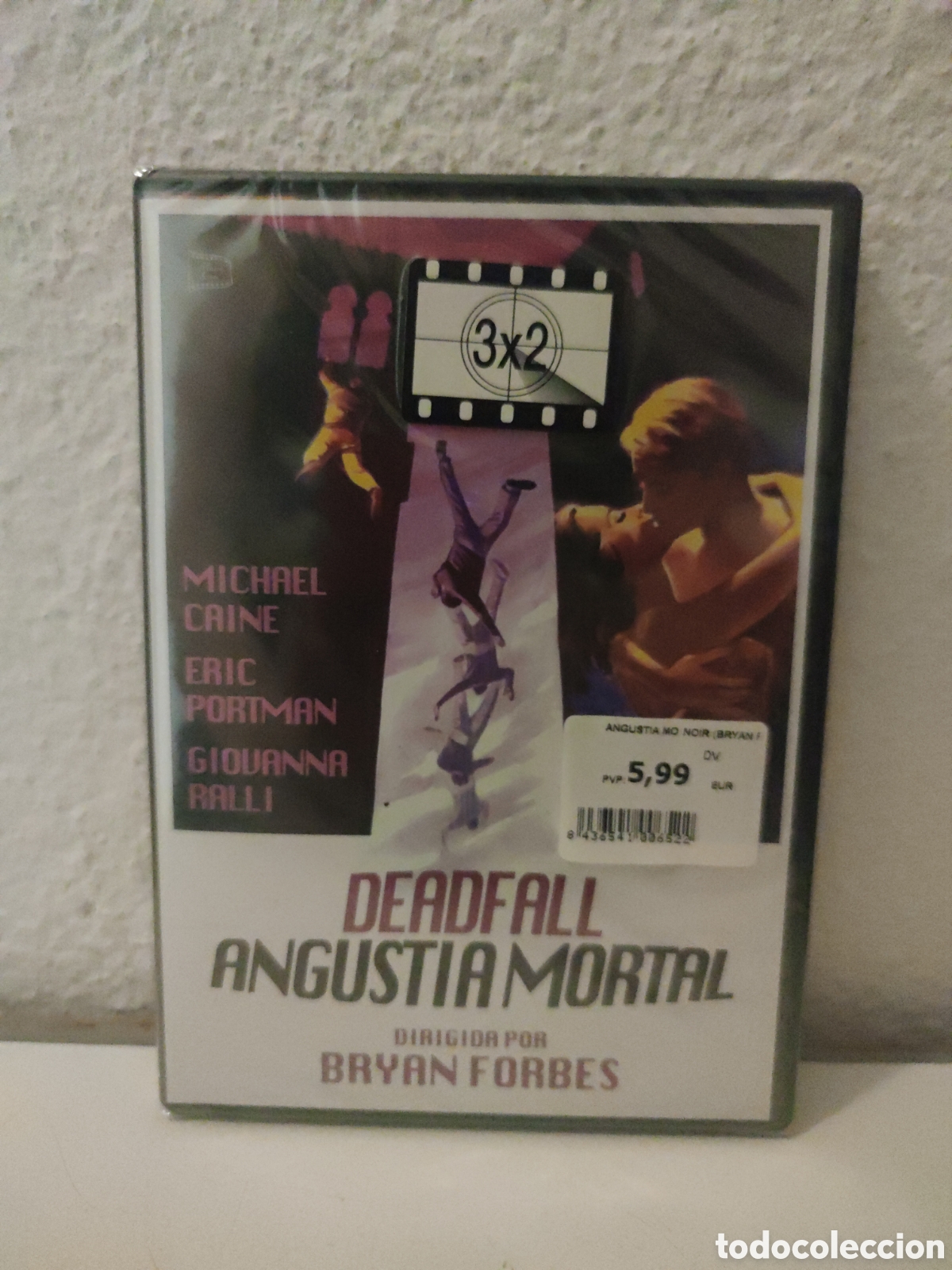Cinema: Dvd - Angustia mortal - Deadfall - Bryan Forbes, Michael Caine - Drama - Precintada