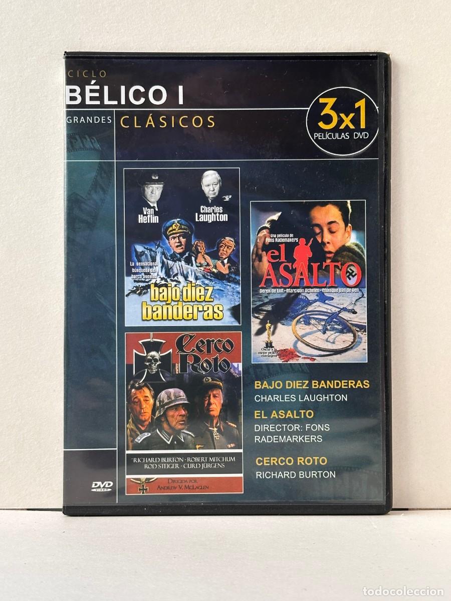Cinema: Bajo diez banderas + El asalto + Cerco roto (DVD)