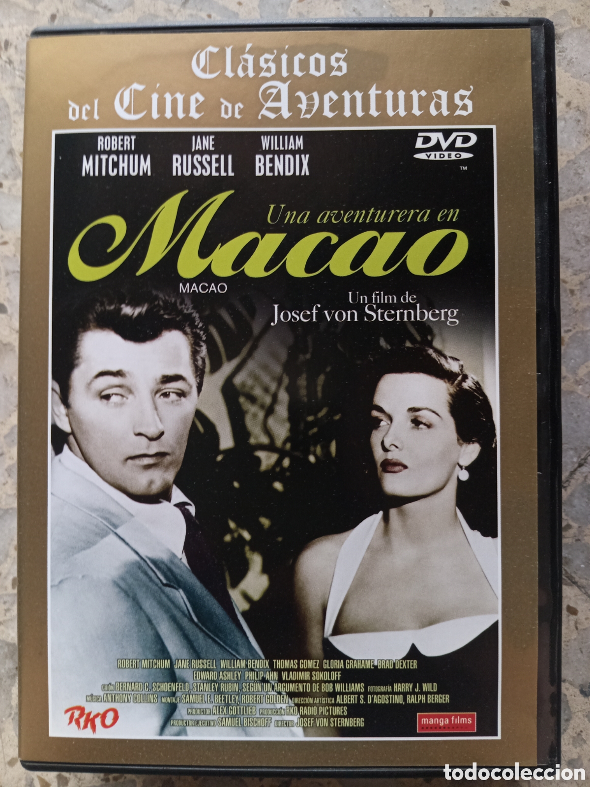 Cine: DVD MACAO ROBERT MITCHUM - Foto 1