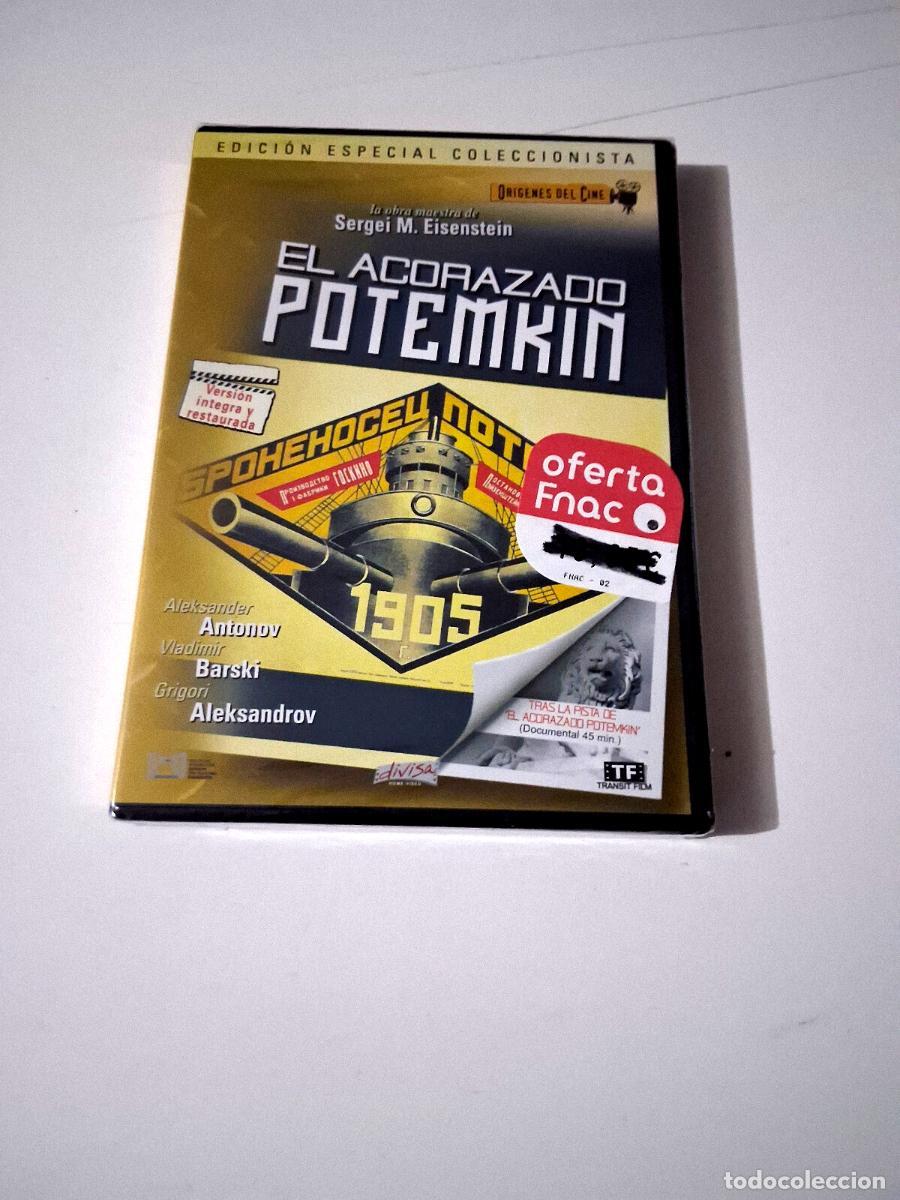 Cine: DVD &rdquo;EL ACORAZADO POTEMKIN&rdquo; PRECINTADO SEALED SERGEI M EISENSTEIN ORIGENES DEL C