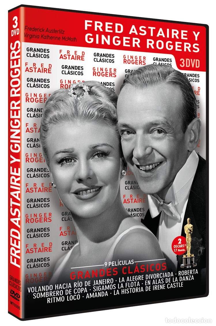 Cine: FRED ASTAIRE GINGER ROGER PACK 3 DVDS - Foto 1