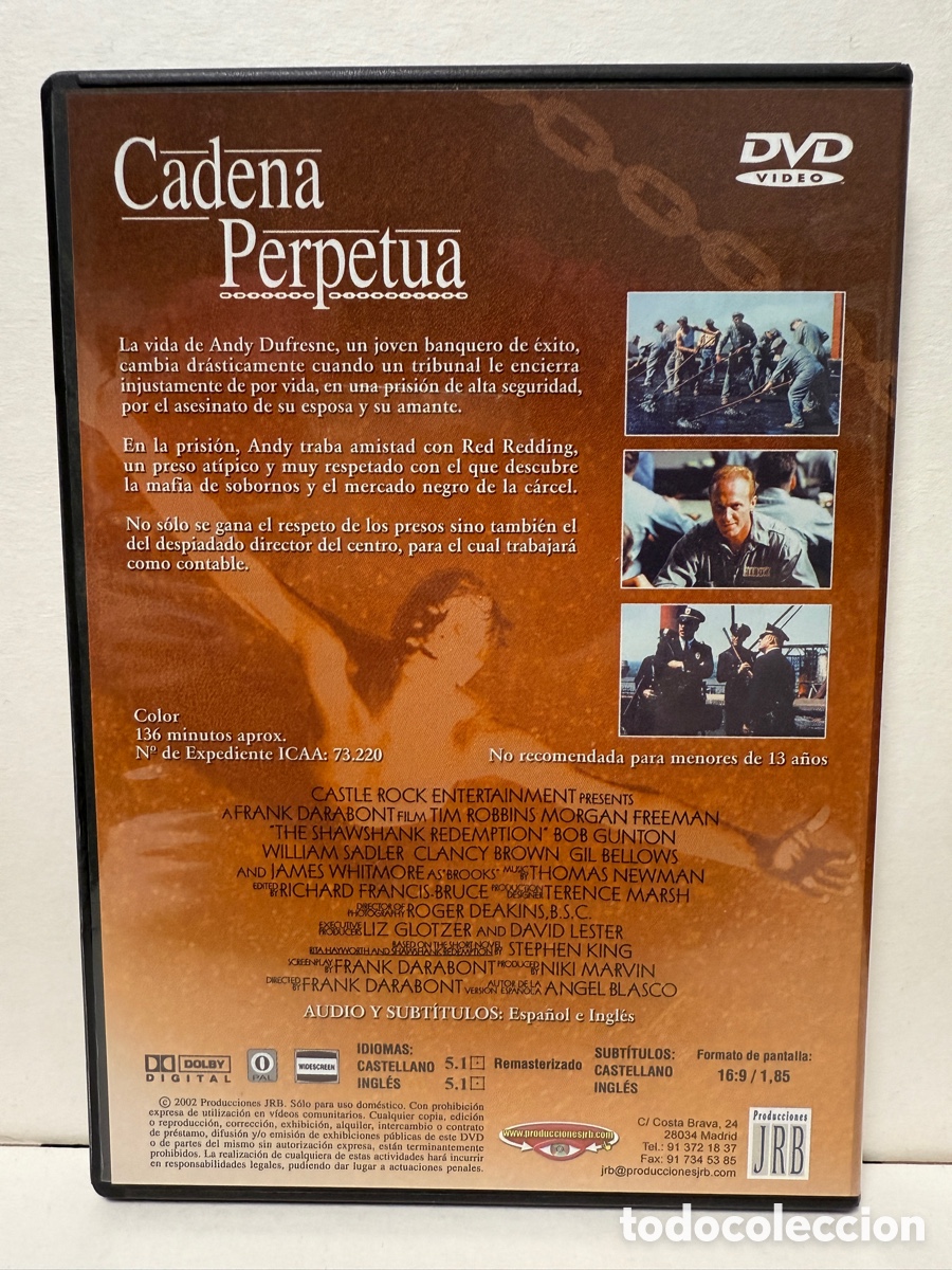 Cine: Cadena Perpetua (DVD) - Foto 2