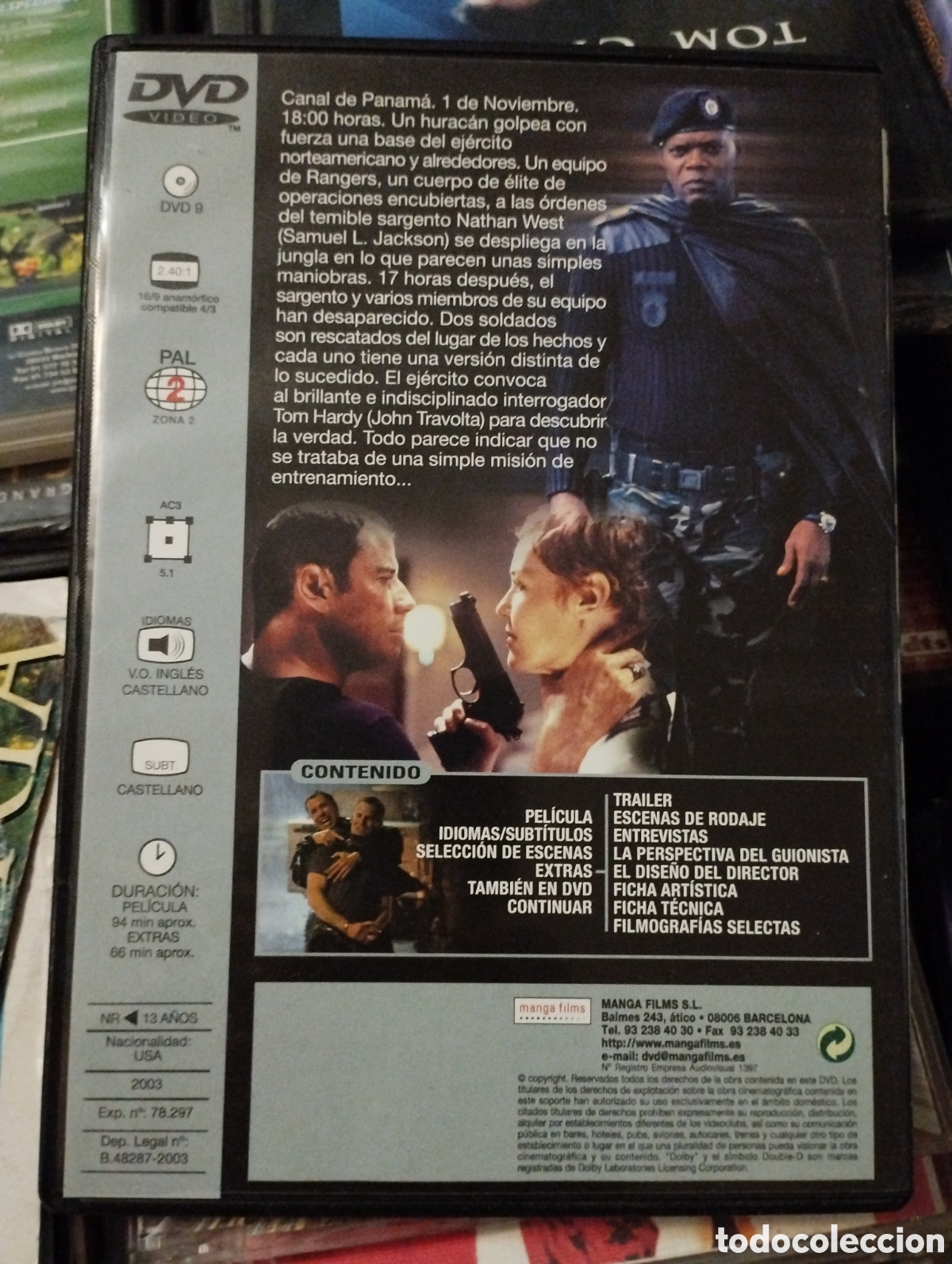 Cine: Basic. DVD. John Travolta, Samuel L. Jackson - Foto 2
