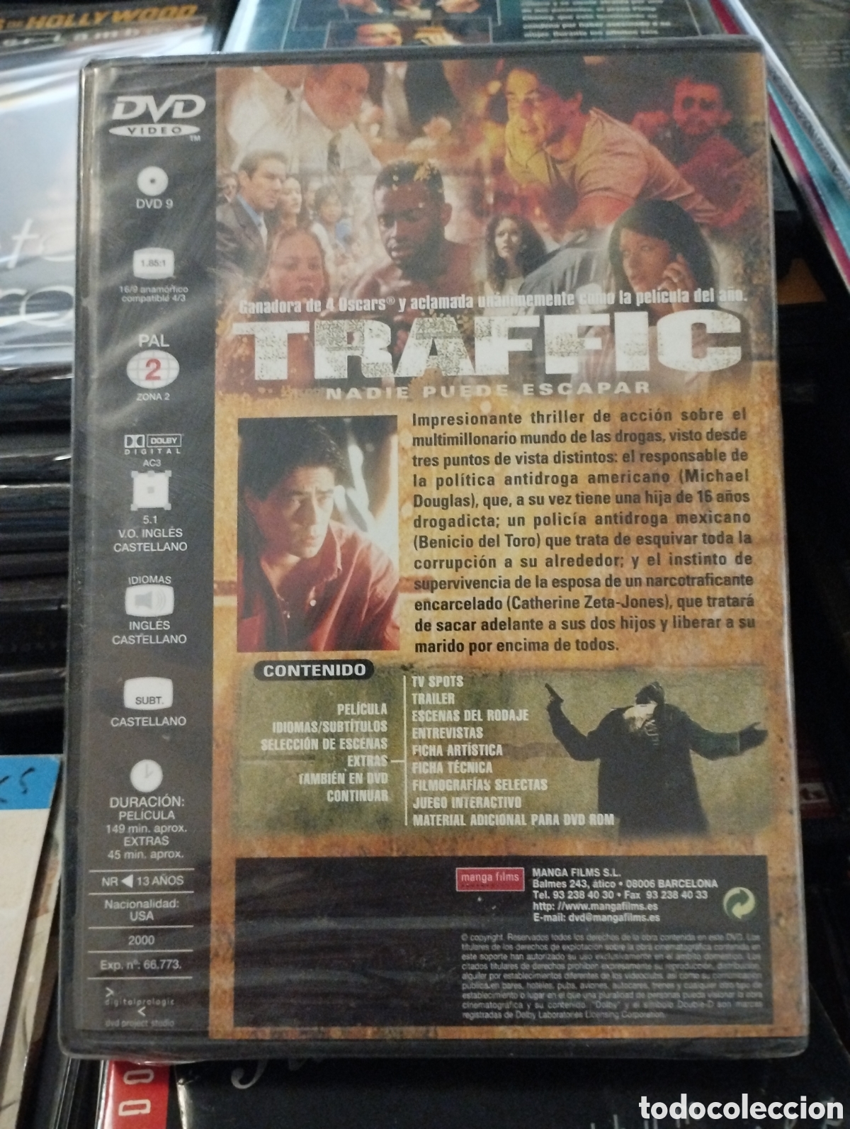 Cine: Traffic. DVD. Steven Soderbergh. Michael Douglas. PRECINTADO - Foto 2