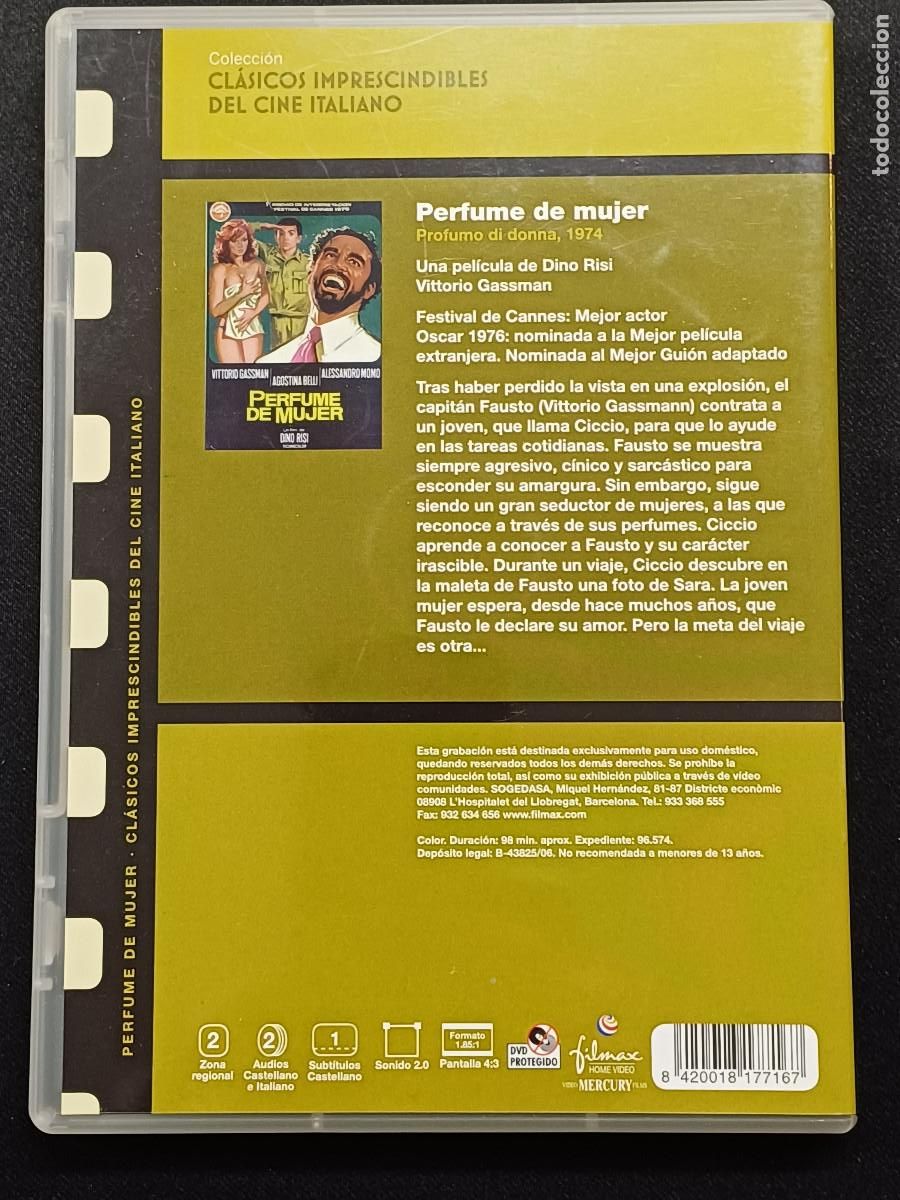 Cine: PERFUME DE MUJER/DINO RISI/DVD. - Foto 3