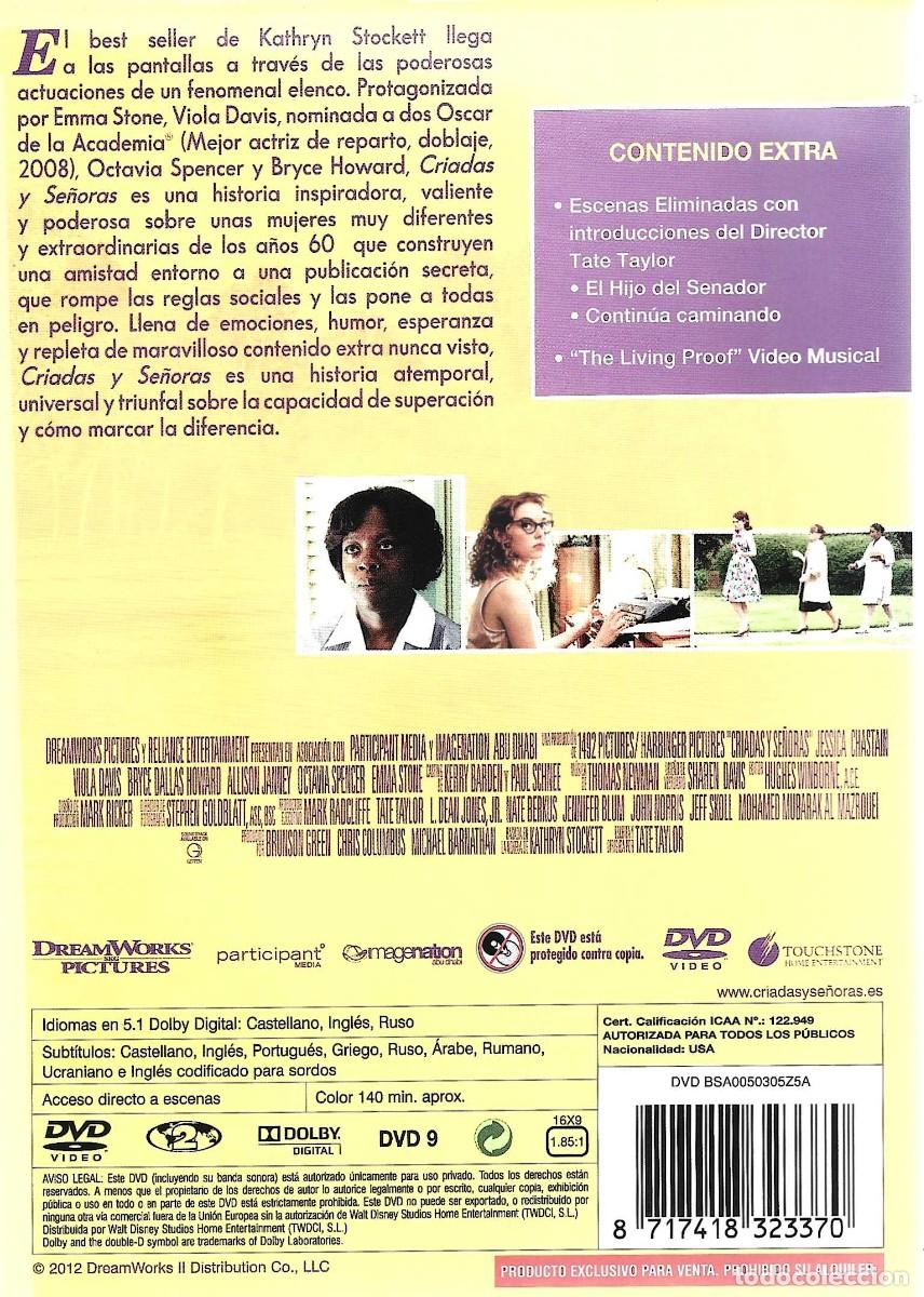 Cine: CRIADAS Y SE&Ntilde;ORAS (DVD)... - Foto 2