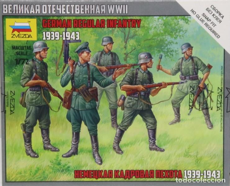 Cine: Maqueta figuras alemanas, infanter&iacute;a 1939-1943, 1/72, ref. 6178, Zvezda