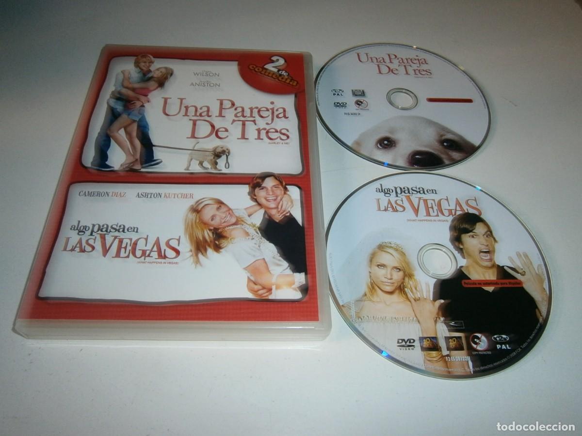 Kino: 2 PELICULAS EN DVD: UNA PAREJA DE TRES / ALGO PASA EN LAS VEGAS