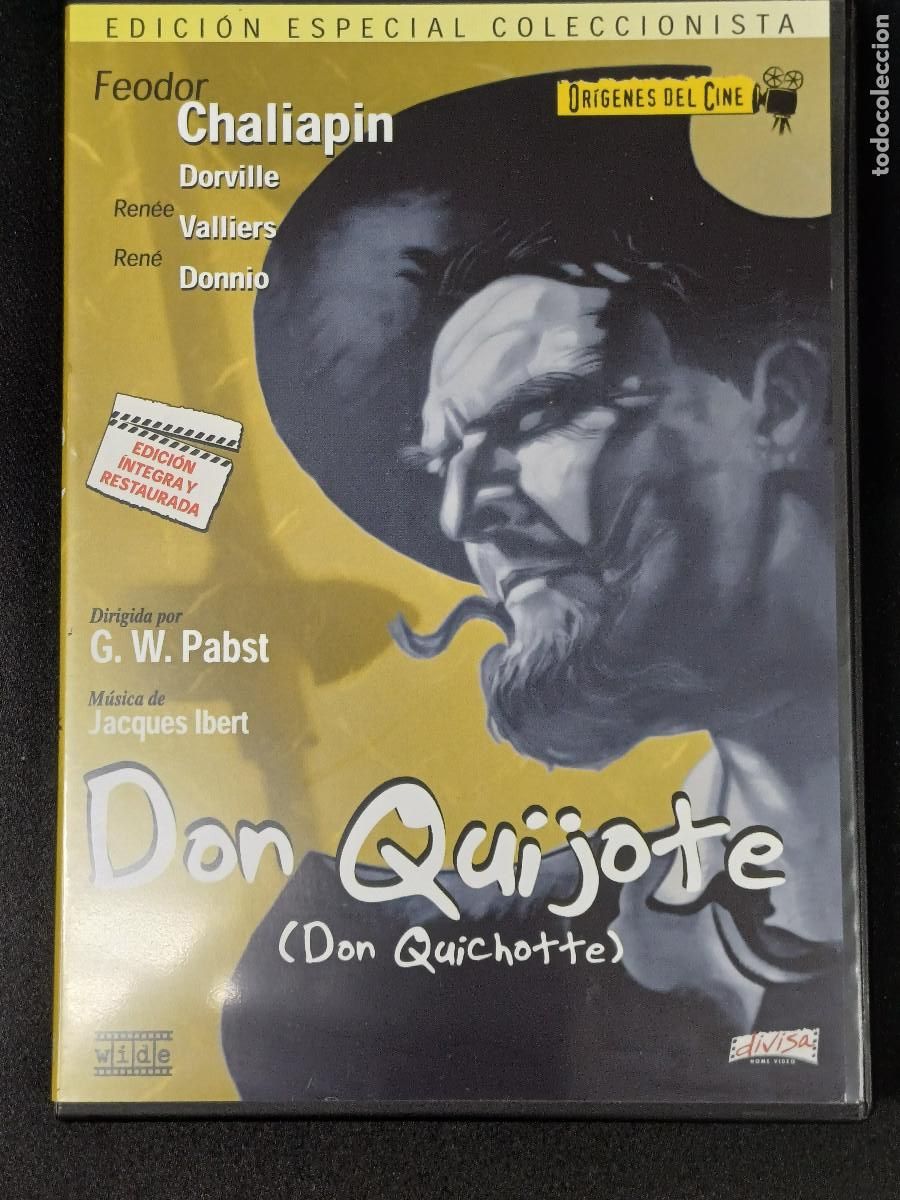 Cine: DON QUIJOTE/PABST/DVD ORIGENES DEL CINE.