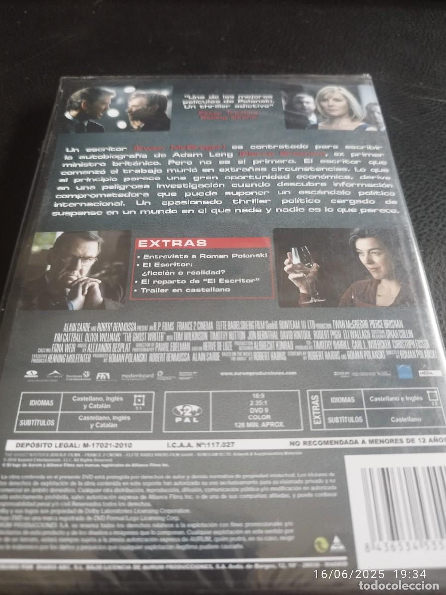 Cine: DVD El Escritor (Polanski) - Foto 2