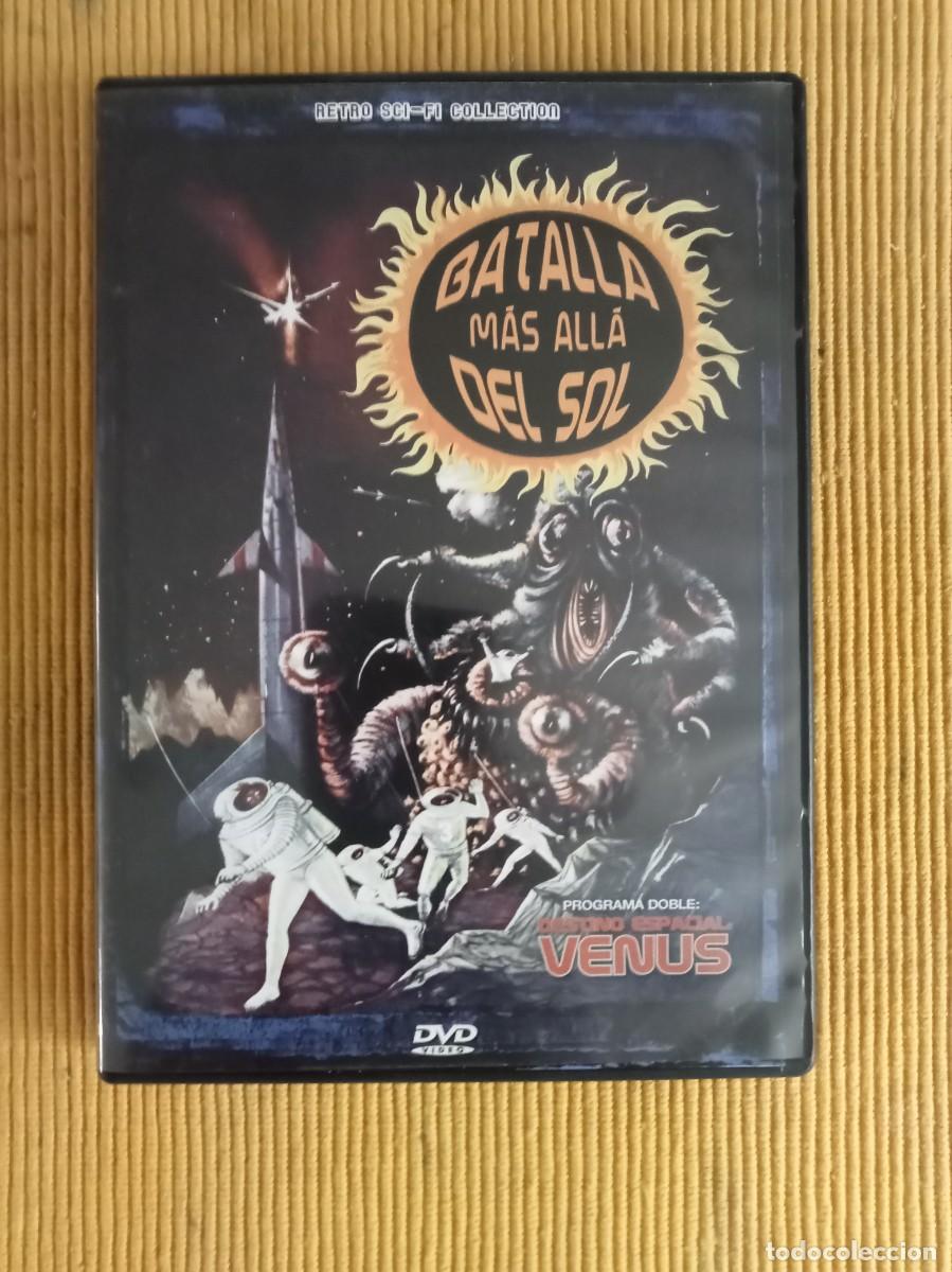 Cine: DVD: PROGRAMA DOBLE: BATALLA M&Aacute;S ALL&Aacute; DEL SOL - DESTINO ESPACIAL VENUS. DESCATALOGADO
