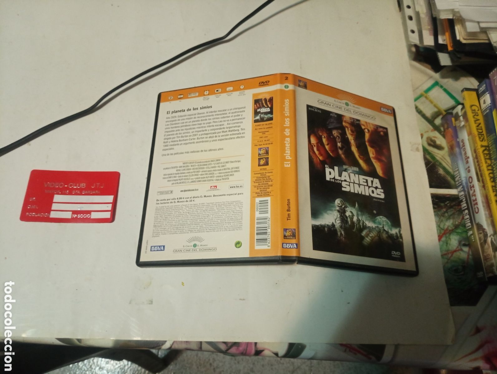 Cine: DVD el planeta de los simios - Foto 1
