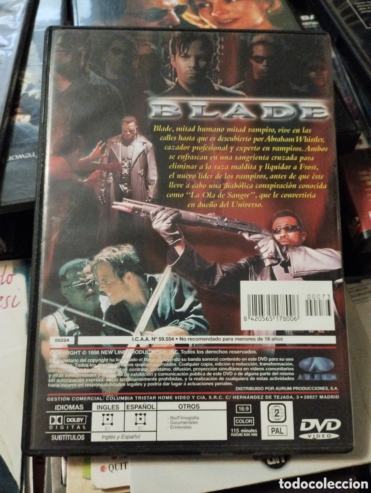 Cine: Blade. DVD. Wesley Snipes - Foto 2