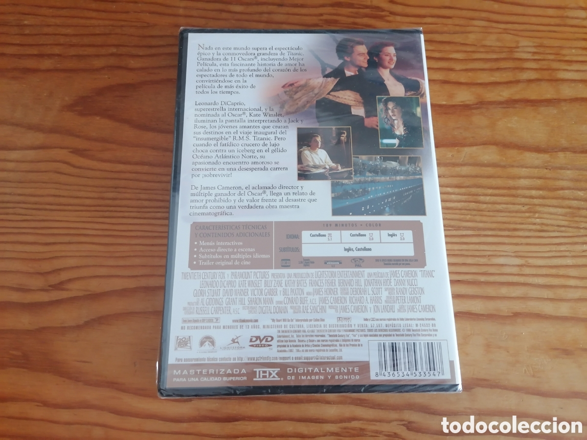 Cine: DVD: Titanic (Precintado) - Foto 2