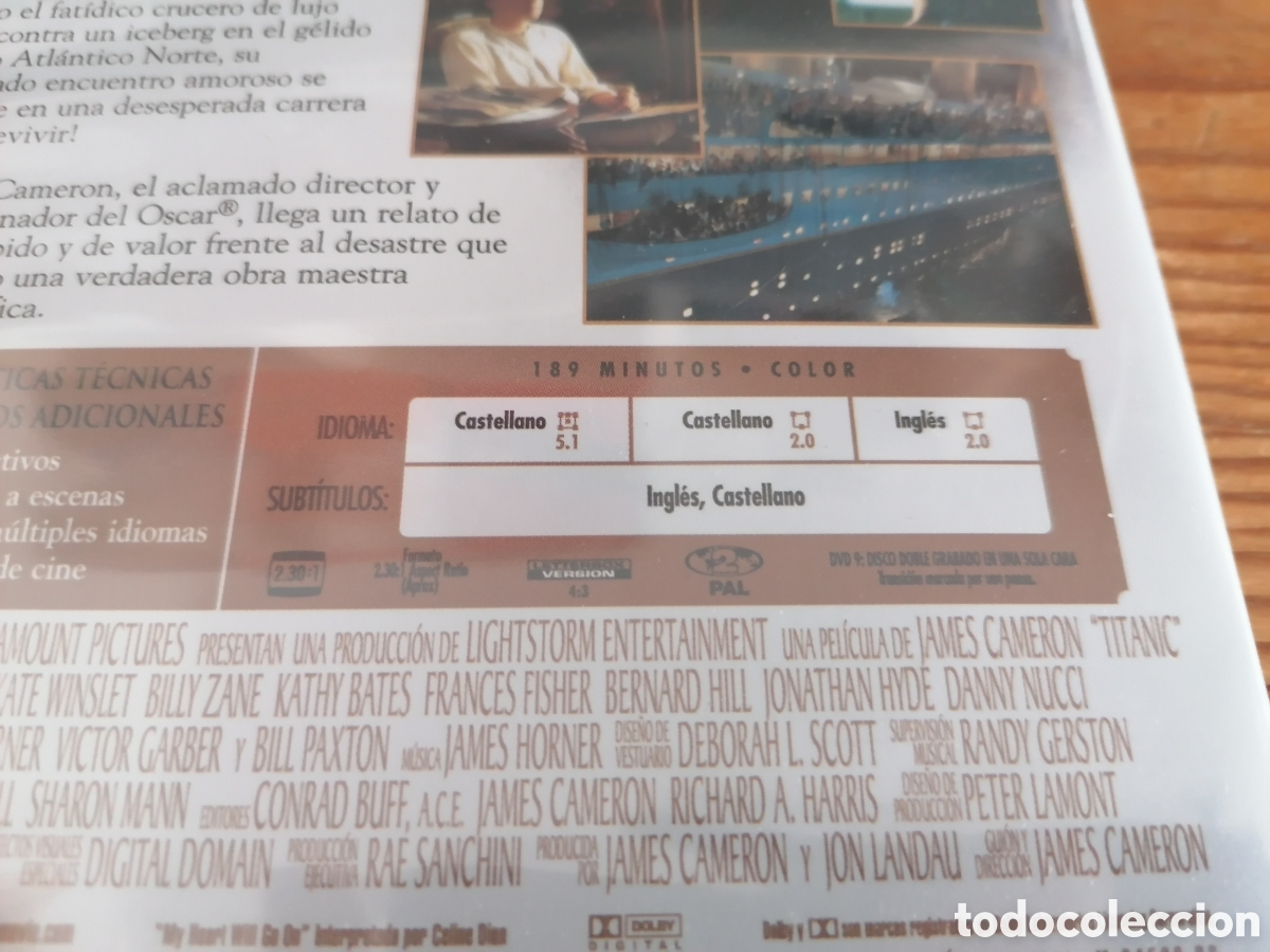 Cine: DVD: Titanic (Precintado) - Foto 3