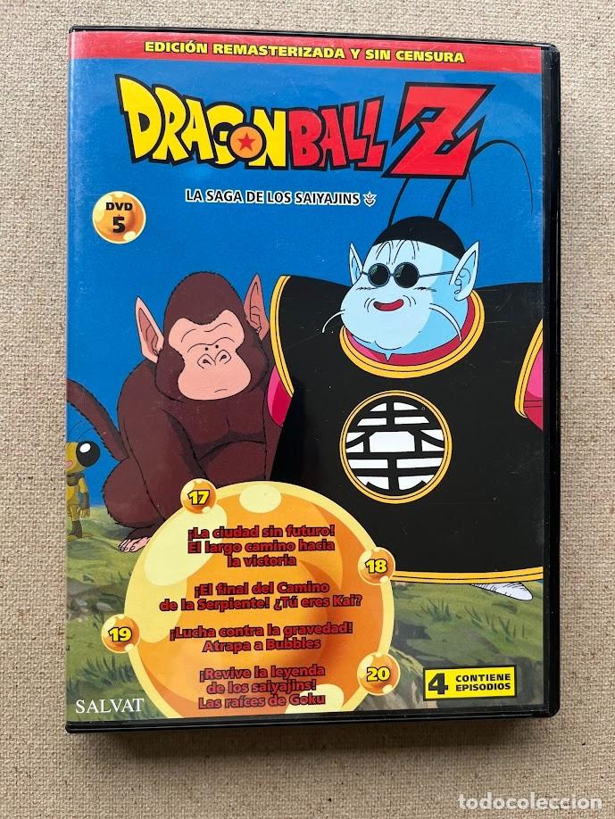 Cine: Dragon Ball Z / La saga de los Saiyajins / DVD 5 / Episodios 17, 18, 19 y 20 / Remaste., sin censura