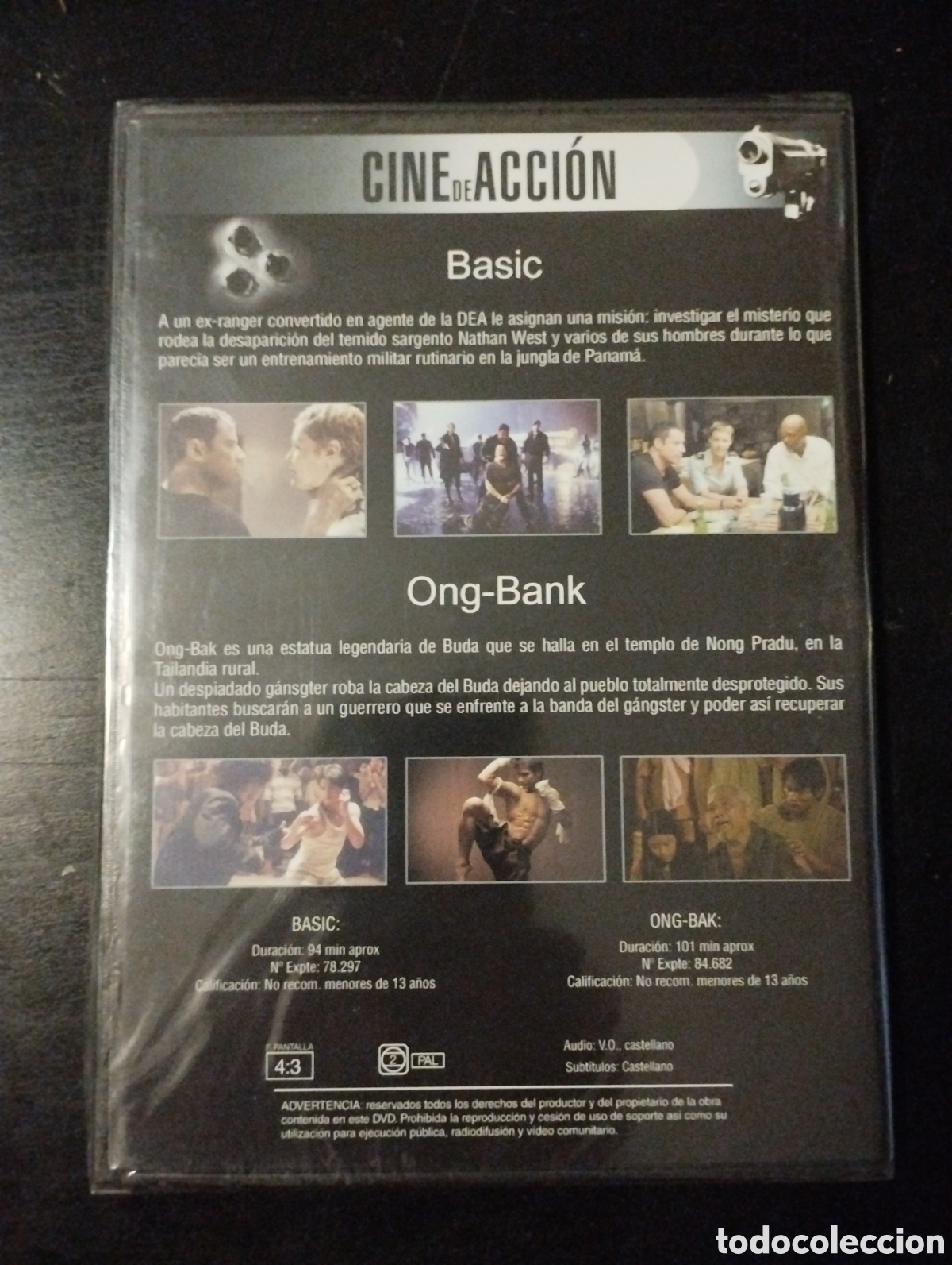Cine: Basic, Ong-Bak. DVD. PRECINTADO. John Travolta - Foto 2