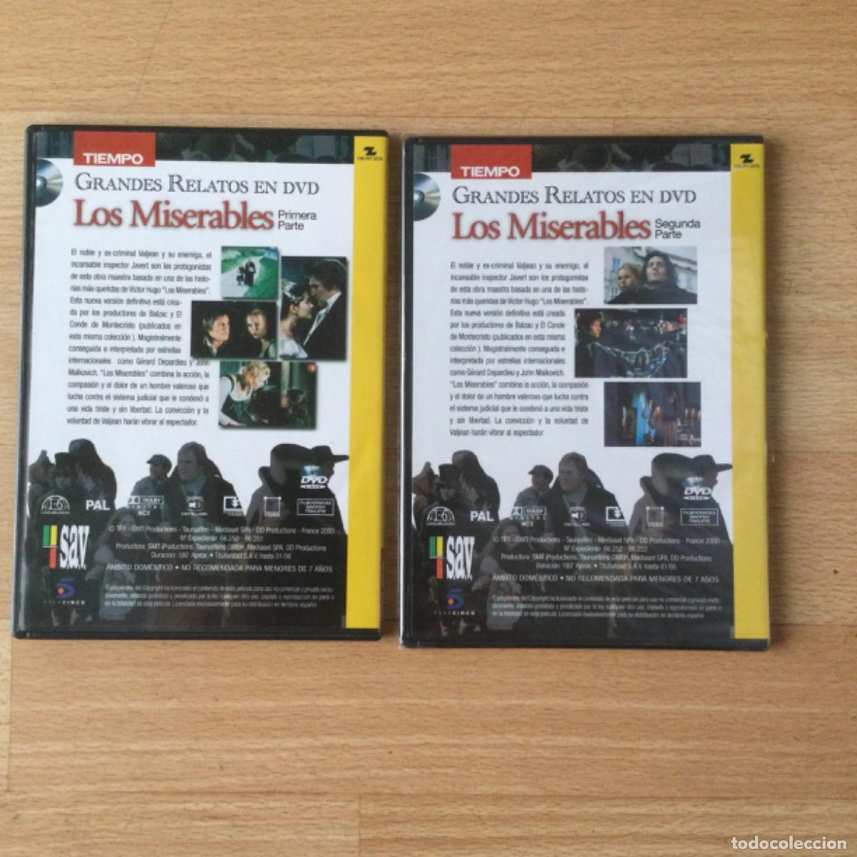 Cine: DVD. Pel&iacute;cula Los Miserables. (2 DVD ) - Foto 2