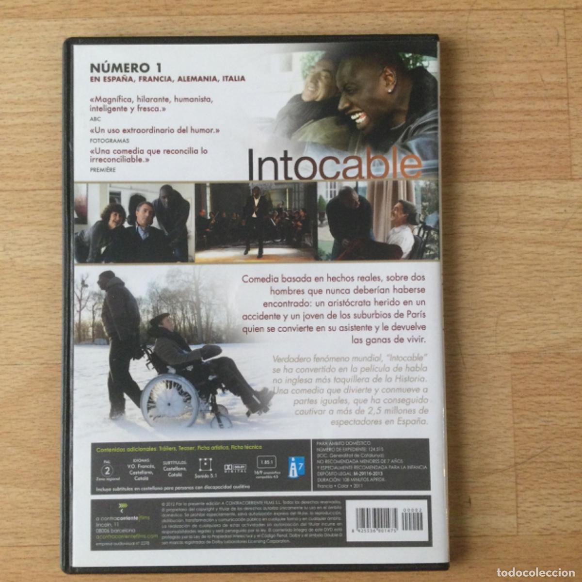 Cine: DVD. Pel&iacute;cula Intocable. - Foto 2