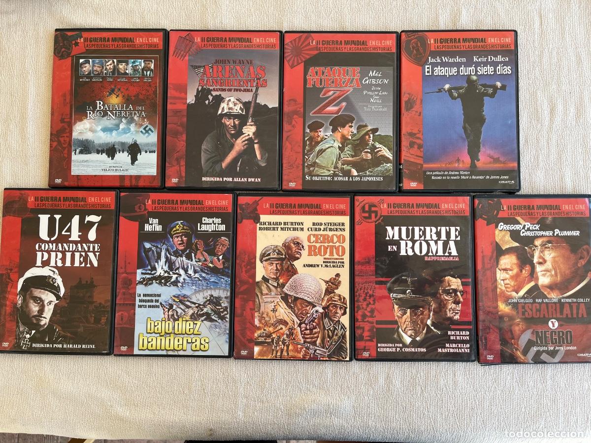 Cinema: LA SEGUNDA GUERRA MUNDIAL EN EL CINE 9 DVD PEL&Iacute;CULAS - LAS PEQUE&Ntilde;AS Y GRANDES HISTORIAS
