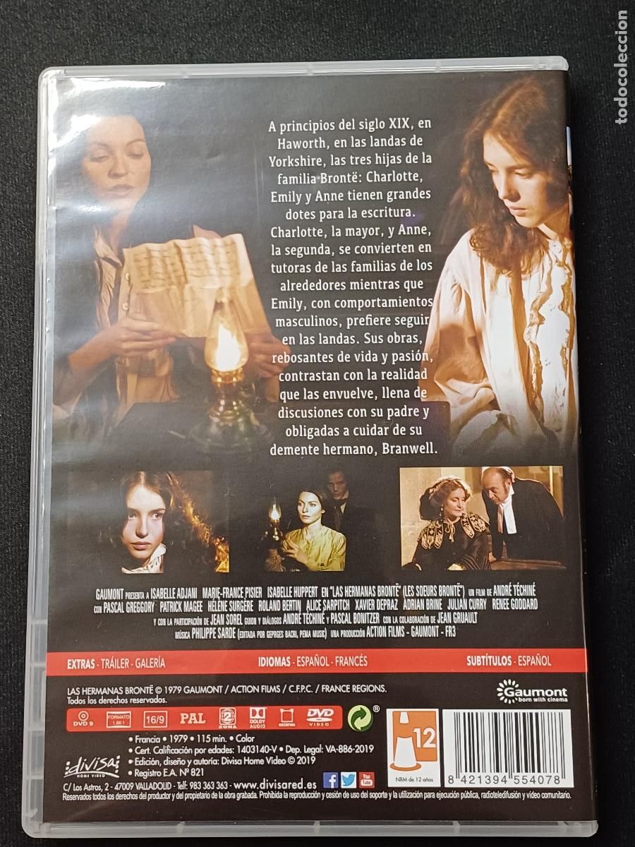 Cine: LAS HERMANAS BRONTE/ANDRE TECHINE/DVD. - Foto 3