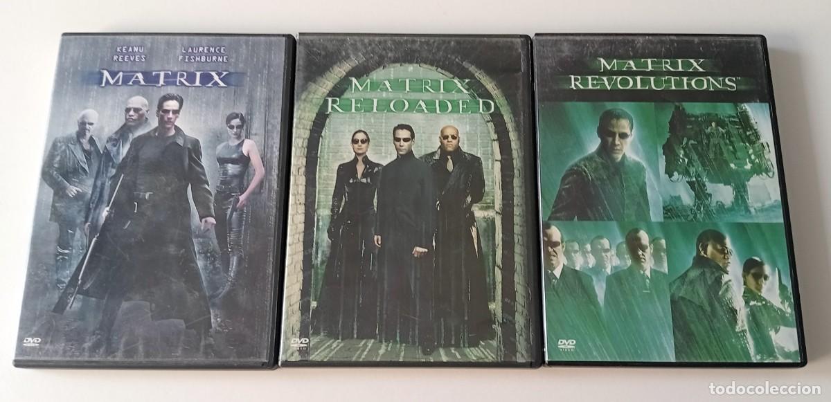 Cine: PELICULA MATRIX TRILOGIA DVD