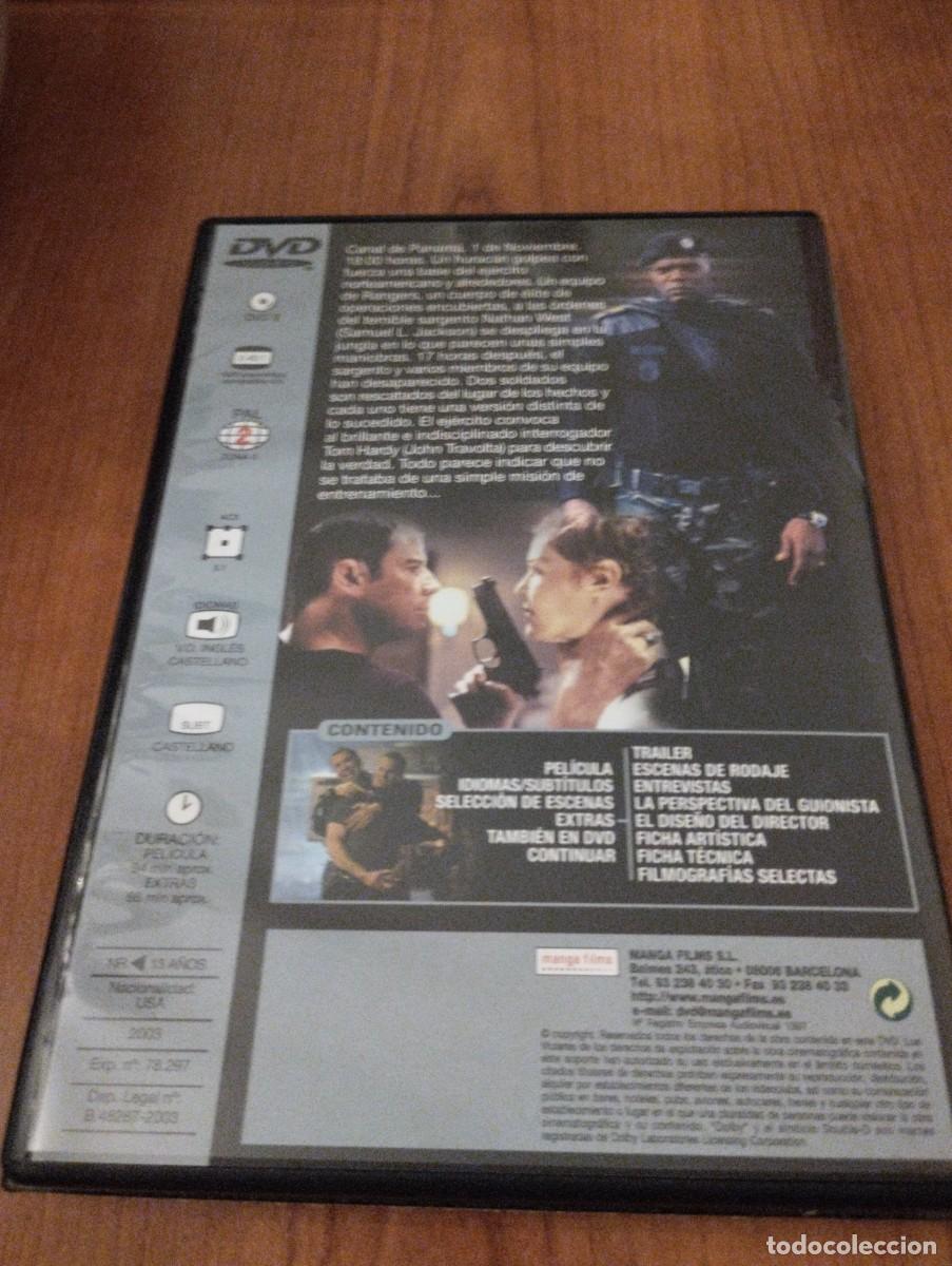 Cine: DVD - BASIC - JOHN TRAVOLTA , SAMUEL L. JACKSON - LEER CONDICIONES DE VENTA - Foto 2