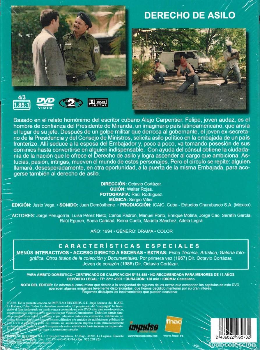 Cine: DERECHO DE ASILO (DIGIPACK PRECINTADO) - Foto 2