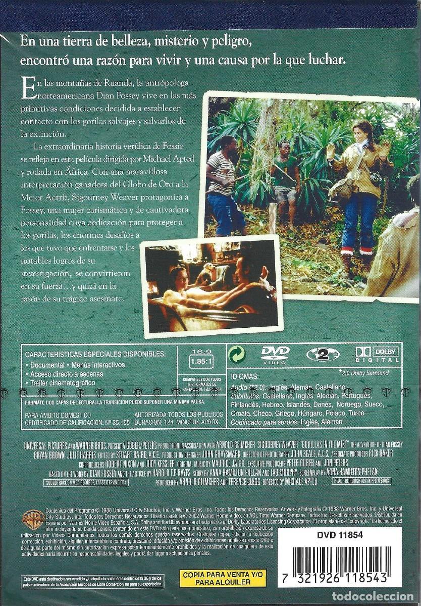 Cine: GORILAS EN LA NIEBLA (PRECINTADO) - Foto 2