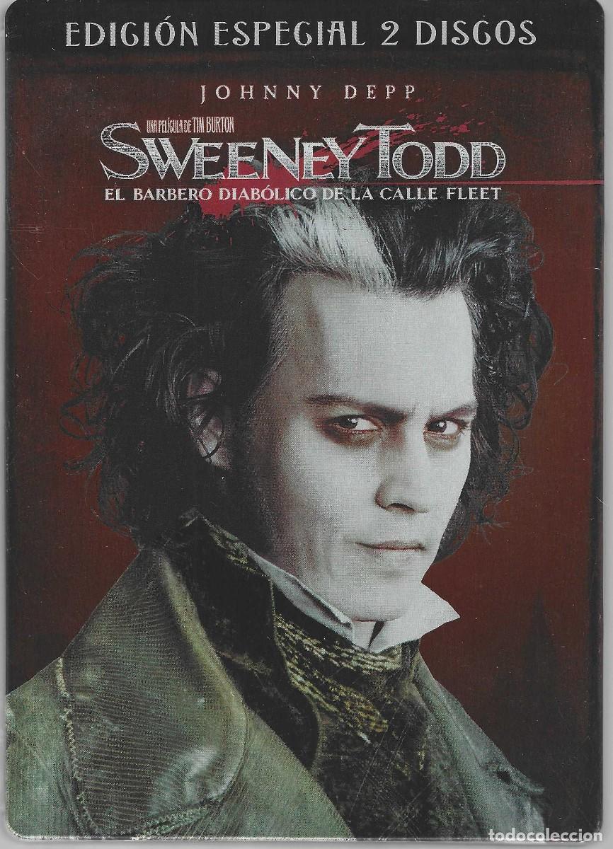 Cinema: SWEENEY TODD EL BARBERO DIAB&Oacute;LICO DE LA CALLE FLEET (ESTUCHE MET&Aacute;LICO 2 DISCOS)