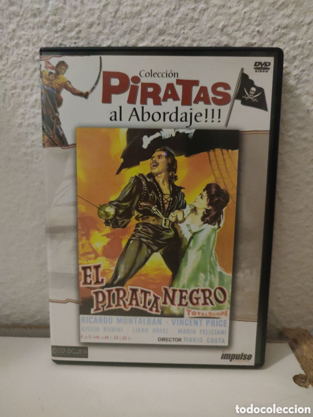 Cinema: Dvd - El pirata negro - Gordon, il pirata nero - Mario Costa, Montalban, Price - Aventuras, Piratas.