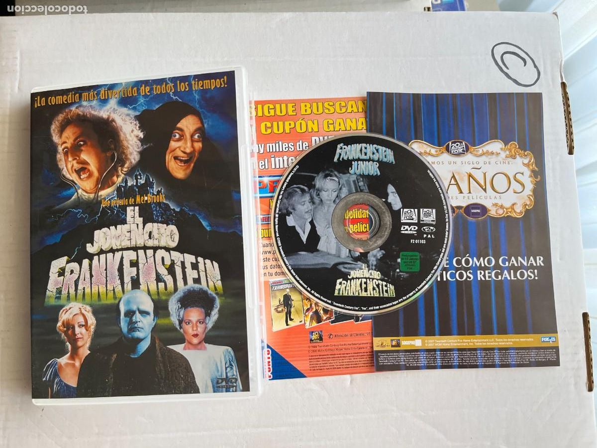 Cine: EL JOVENCITO FRANKENSTEIN- - PELICULA DVD KREATEN