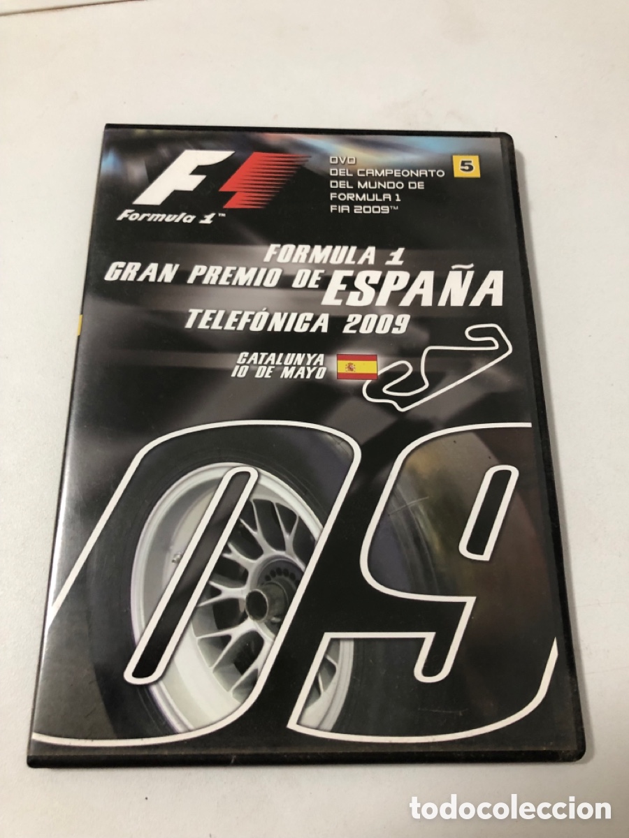 Cine: F&oacute;rmula 1 Espa&ntilde;a Grand Prix 2009 Dvd Caja Fina