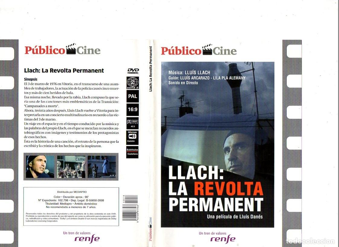 Cine: LLACH: LA REVOLTA PERMANENT: DOCUMENTAL DVD - Foto 1