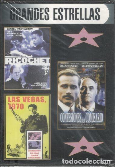 Cinema: 3x1 RICOCHET + LAS VEGAS 1970 + CONFESIONES DE UN COMISARIO - DVD SLIM
