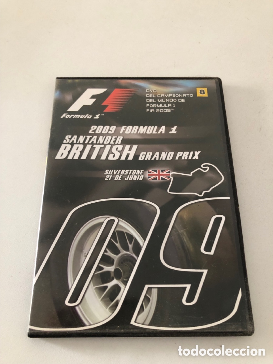 Cine: F&oacute;rmula 1 British Grand Prix 2009 Dvd Caja Fina