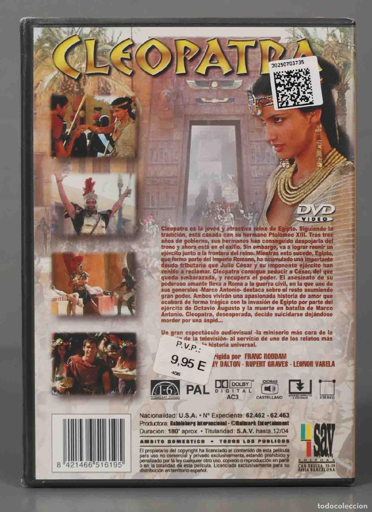 Cine: DVD. CLEOPATRA - CUANDO EL PODER SE CONVIERTE EN PLACER. PRECINTADO - Foto 2